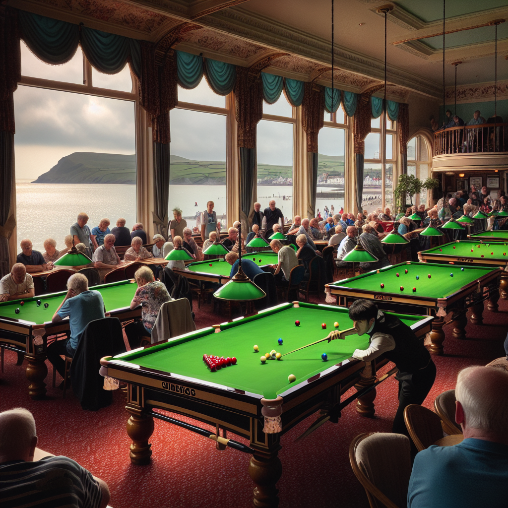 Welsh Open Snooker 2025 in Llandudno, Wales.